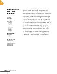 Aerodynamics and Flight Dynamics