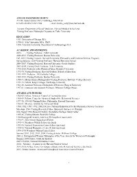 AMELIE OKSENBERG RORTY Current Address;