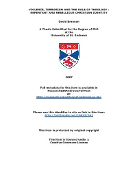 David Brannan Phd Thesis