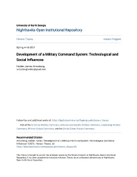 Development of a Military Command System: Technological and Social Influences