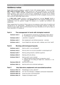 Working with Biological Agents (PDF, 564KB)