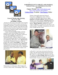 April 2001 Chapter Website