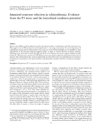Evidence from the P3 Wave and the Lateralized Readiness Potential