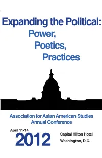 Expanding the Political: Power, Poetics, Practices