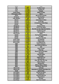 Karaoke List