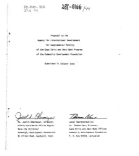P. 0. Box 20243, Jerusai Em Proposal to The