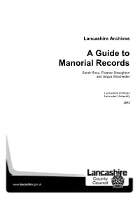 Guide to Lancashire Manorial Records Final