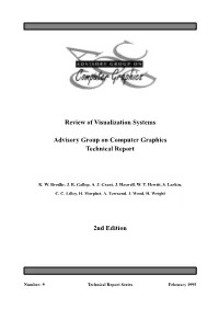 Review of Visualization Systems Advisory Group on Computer