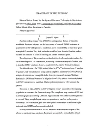 AN ABSTRACT of the THESIS of Rebecca Nelson Brown for The