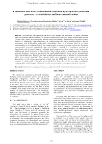 Contourites and Associated Sediments Controlled by Deep-Water Circulation Processes: State-Of-The-Art and Future Considerations