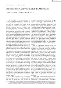 Corbynism and Its Aftermath