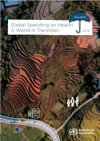 Global Spending on Health: a World in Transition 2019
