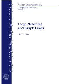 Large Networks and Graph Limits