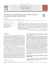 Scalarization of Horizonless Reflecting Stars