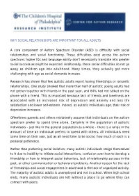 Why Social Relationships Are Important for All Adults