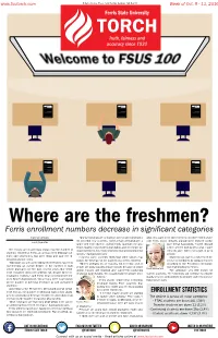 Ferris Enrollment Numbers Decrease in Significant Categories