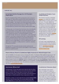 Latest from the Constitution Project
