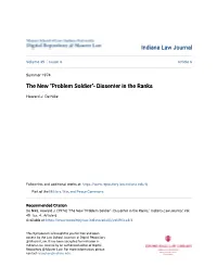 Problem Soldier"- Dissenter in the Ranks