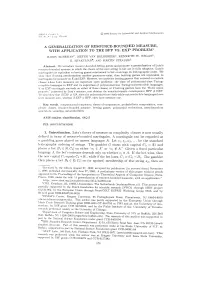 A Generalization of Resource-Bounded Measure, with Application to the Bpp Vs
