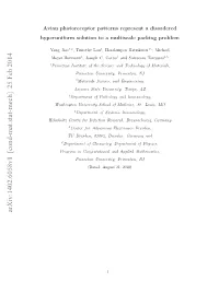 Avian Photoreceptor Patterns Represent a Disordered