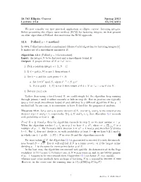 Elliptic Curve Factorization Method (ECM), Introduced by Hendrik Lenstra [4], a Heuristically Subexponential Running