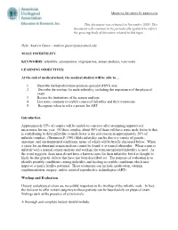 This Document Was Released in November 2020. This Document Will Continue to Be Periodically Updated to Reflect the Growing Body of Literature Related to This Topic