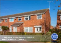 17 Jopling Way, Hauxton, Cambridge, CB22 5HY Guide Price £350,000