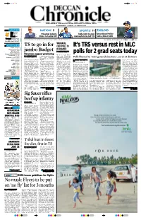 It's TRS Versus Rest in MLC Polls for 2 Grad Seats Today