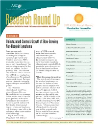 Obinutuzumab Controls Growth of Slow-Growing Non