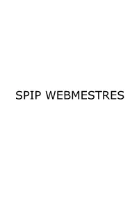 Documentation SPIP