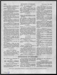 EXTENSIONS of REMARKS November 2'6, 19 79 Frederick A