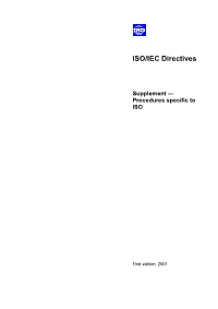 ISO/IEC Directives