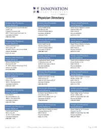 Physician Directory