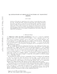 Quantizations of Regular Functions on Nilpotent Orbits 3