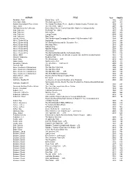 Library List