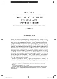 Logical Atomism in Russell and Wittgenstein