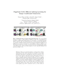 Piggyback GAN: Efficient Lifelong Learning for Image Conditioned Generation