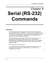 Serial (RS-232) Commands