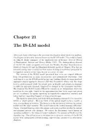 Chapter 21 the IS-LM Model