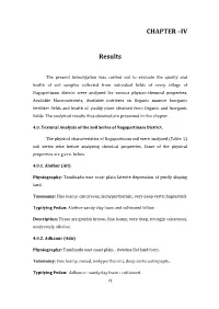 CHAPTER –IV Results