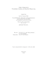 Online Optimization: Probabilistic Analysis and Algorithm Engineering
