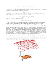 Derivation of the Formula for a Directional Derivative