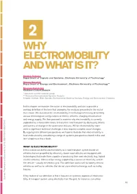 Why Electromobility and What Is It?