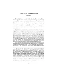 Contract As Empowerment Robin Kar†