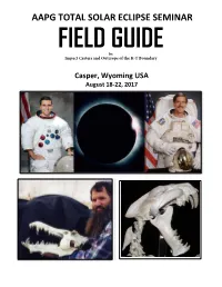 Kent Sundell Compiled the Field Logs