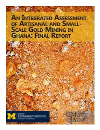 Scale Gold Mining in Ghana: Final Report