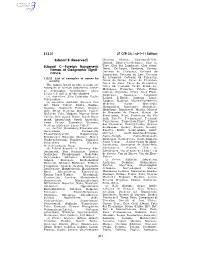 Subpart C—Foreign Nongeneric Names of Geographic Signifi