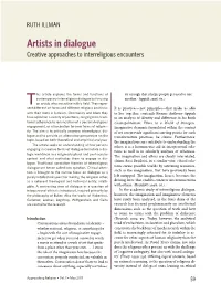 Artists in Dialogue Creative Approaches to Interreligious Encounters