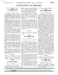 Extensions of Remarks E2037 EXTENSIONS of REMARKS