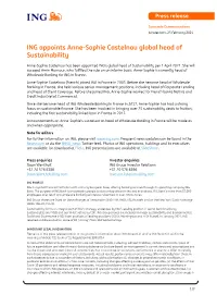 ING Pressrelease